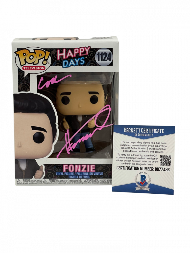 HENRY WINKLER SIGNED HAPPY DAYS FUNKO COOL INSCRIPTION AUTOGRAPH BECKETT COA 7 COLLECTIBLE MEMORABILIA