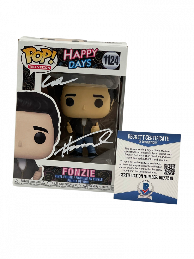 HENRY WINKLER SIGNED HAPPY DAYS FUNKO COOL INSCRIPTION AUTOGRAPH BECKETT COA 31 COLLECTIBLE MEMORABILIA