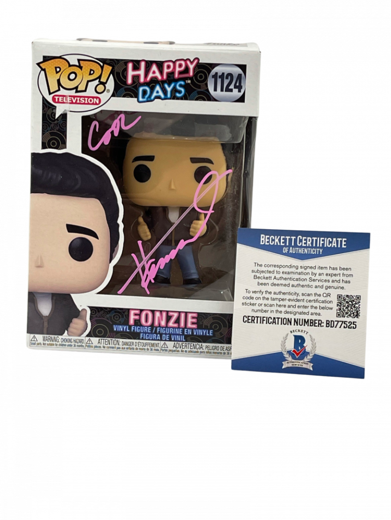 HENRY WINKLER SIGNED HAPPY DAYS FUNKO COOL INSCRIPTION AUTOGRAPH BECKETT COA 26 COLLECTIBLE MEMORABILIA