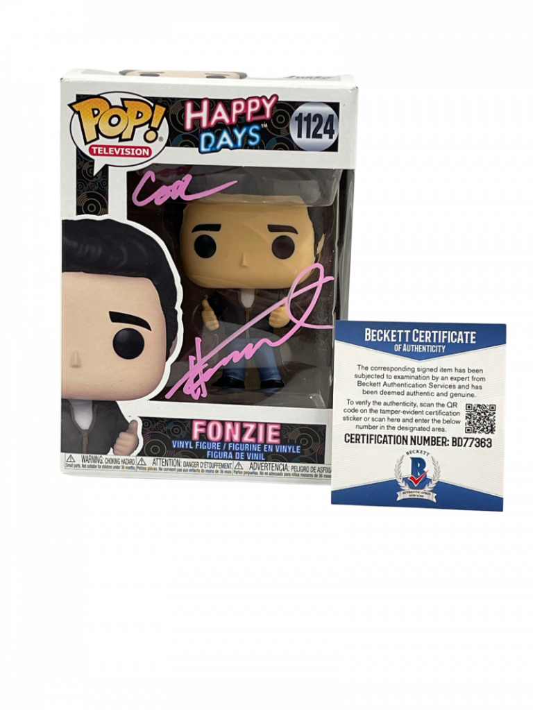HENRY WINKLER SIGNED HAPPY DAYS FUNKO COOL INSCRIPTION AUTOGRAPH BECKETT COA 15 COLLECTIBLE MEMORABILIA