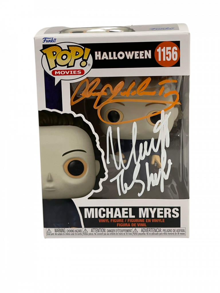 NICK CASTLE JAMES JUDE COURTNEY SIGNED HALLOWEEN MICHAEL MYERS FUNKO BECKETT 114 COLLECTIBLE MEMORABILIA