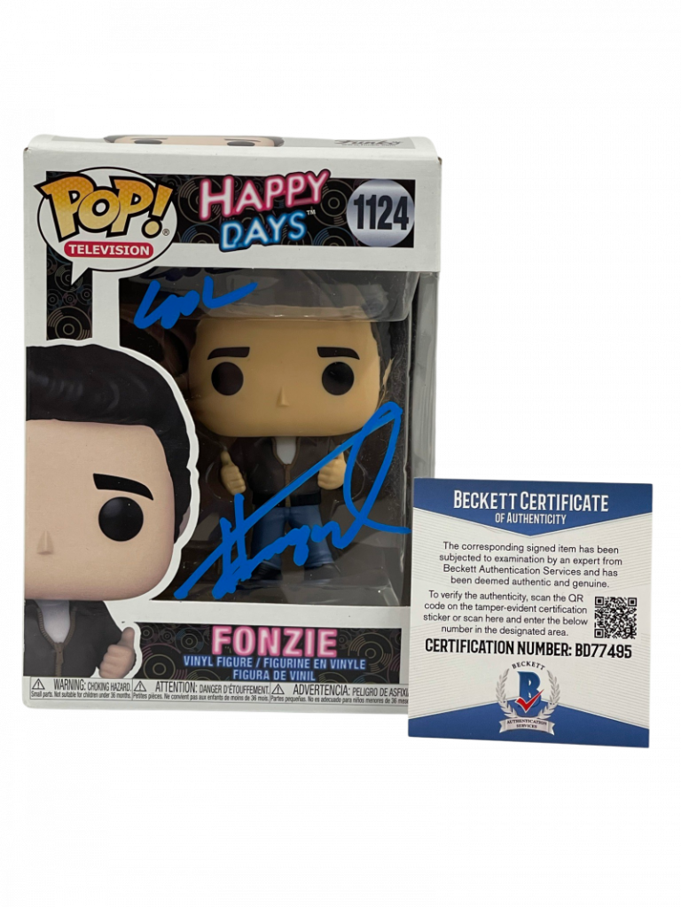 HENRY WINKLER SIGNED HAPPY DAYS FUNKO COOL INSCRIPTION AUTOGRAPH BECKETT COA 59 COLLECTIBLE MEMORABILIA