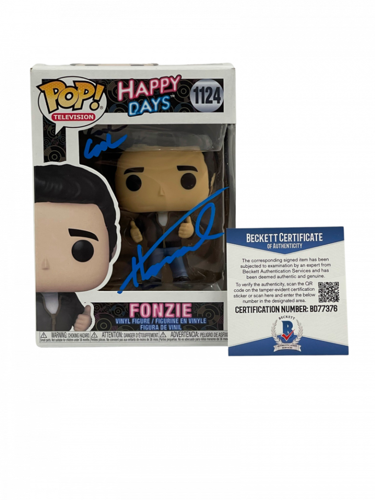 HENRY WINKLER SIGNED HAPPY DAYS FUNKO COOL INSCRIPTION AUTOGRAPH BECKETT COA 58 COLLECTIBLE MEMORABILIA