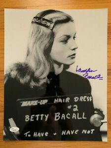 LAUREN BACALL HAND SIGNED OVERSIZED 11x14 PHOTO BEST POSE EVER JSA ...