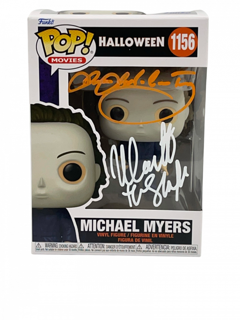 NICK CASTLE JAMES JUDE COURTNEY SIGNED HALLOWEEN MICHAEL MYERS FUNKO BECKETT 165 COLLECTIBLE MEMORABILIA