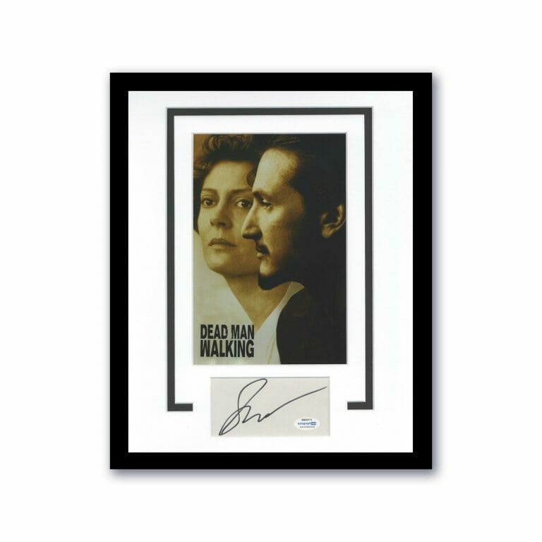 SEAN PENN “DEAD MAN WALKING” AUTOGRAPH SIGNED CUSTOM MATTED 11×14 FRAMED DISPLAY COLLECTIBLE MEMORABILIA