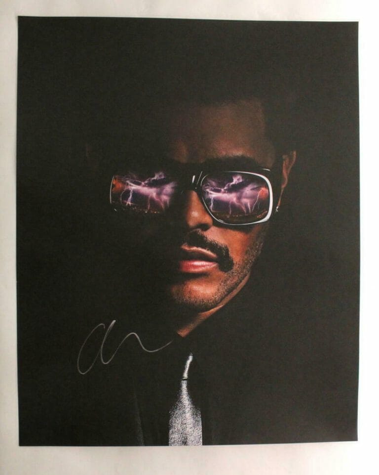 THE WEEKND ABEL SIGNED AUTOGRAPH 24X30 CONCERT TOUR POSTER – DAWN FM AFTER HOURS COLLECTIBLE MEMORABILIA