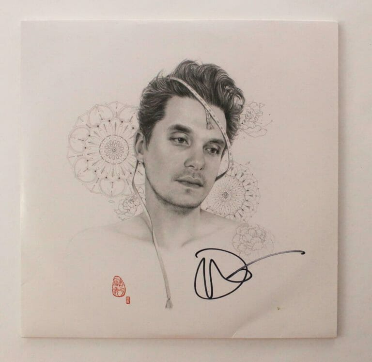 JOHN MAYER SIGNED AUTOGRAPH ALBUM VINYL RECORD – THE SEARCH FOR EVERYTHING JSA COLLECTIBLE MEMORABILIA