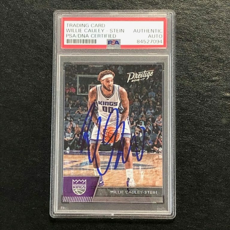 2016-17 PANINI PRESTIGE #33 WILLIE CAULEY-STEIN SIGNED CARD AUTO PSA SLABBED KIN COLLECTIBLE MEMORABILIA