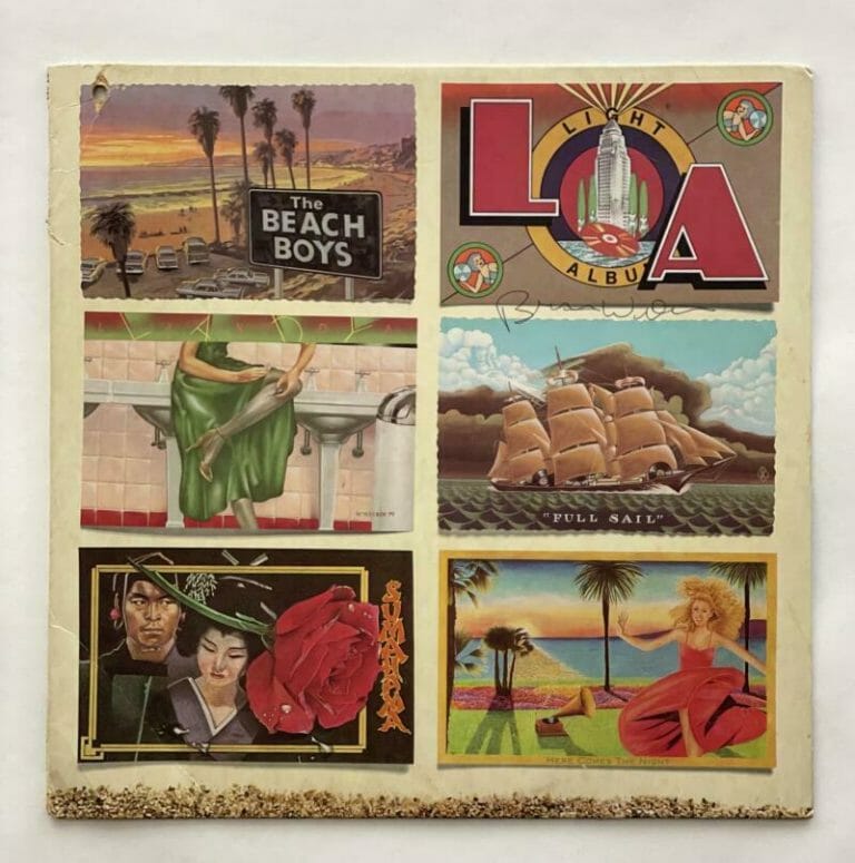 BRIAN WILSON SIGNED AUTOGRAPH ALBUM VINYL RECORD – THE BEACH BOYS RARE! W/ JSA COLLECTIBLE MEMORABILIA