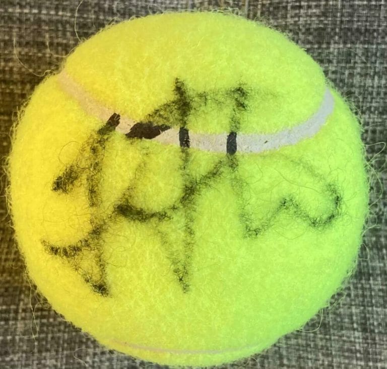 TRACY AUSTIN SIGNED AUTOGRAPH TENNIS LEGEND CHAMPION NEW BALL WITH COA COLLECTIBLE MEMORABILIA