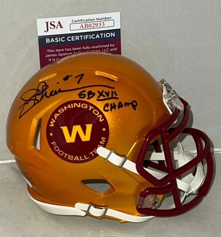 Discount WFT signed mini Helmet