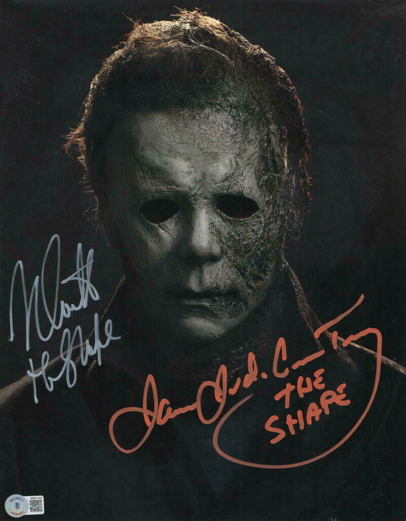 NICK CASTLE JAMES JUDE COURTNEY SIGNED 11X14 PHOTO HALLOWEEN AUTOGRAPH