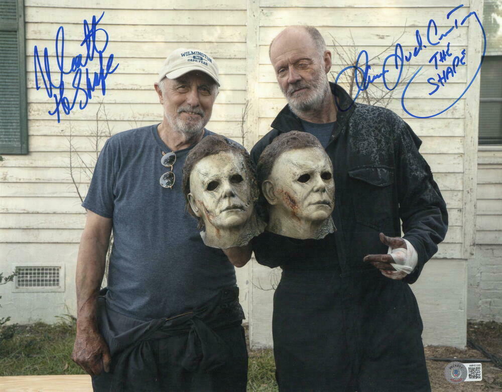 NICK CASTLE JAMES JUDE COURTNEY SIGNED 11X14 PHOTO HALLOWEEN AUTOGRAPH