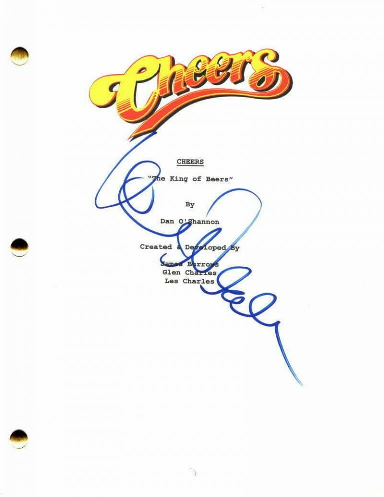 BEBE NEUWIRTH SIGNED AUTOGRAPH CHEERS FULL EPISODE SCRIPT – THE KING OF BEERS
 COLLECTIBLE MEMORABILIA