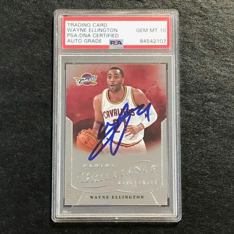 2012-13 PANINI BRILLIANCE #110 WAYNE ELLINGTON SIGNED CARD AUTO 10 PSA SLABBED C
 COLLECTIBLE MEMORABILIA