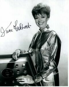 JUNE LOCKHART Signed 8x10 LOST IN SPACE MAUREEN ROBINSON Photo W