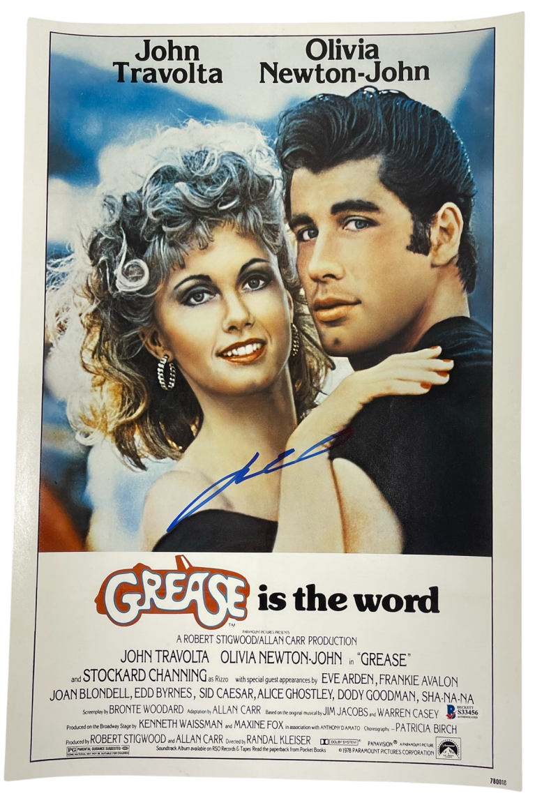 John Travolta Signed 12x18 Photo Grease Authentic Autograph Beckett Coa C Opens In A New Window