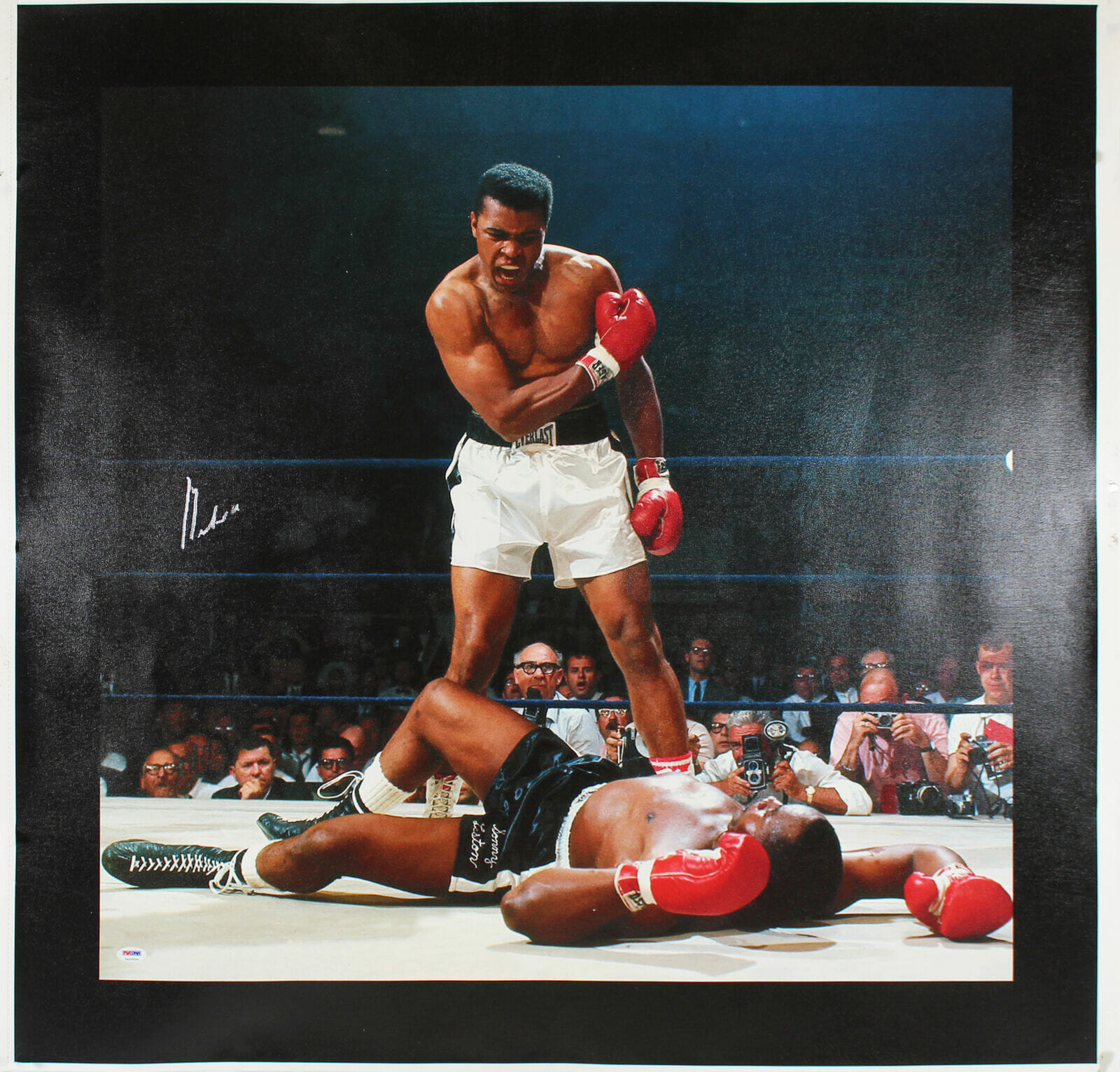 Muhammad Ali Authentic Signed 30x30 Canvas Autographed Psa Dna Itp 