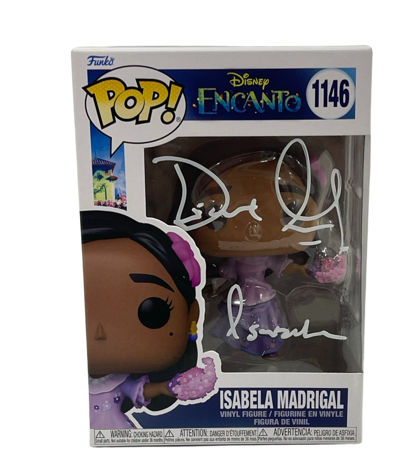 Diane Guerrero Signed Funko Figure Isabela Encanto Authentic Autograph Beckett 1 Opens In A New