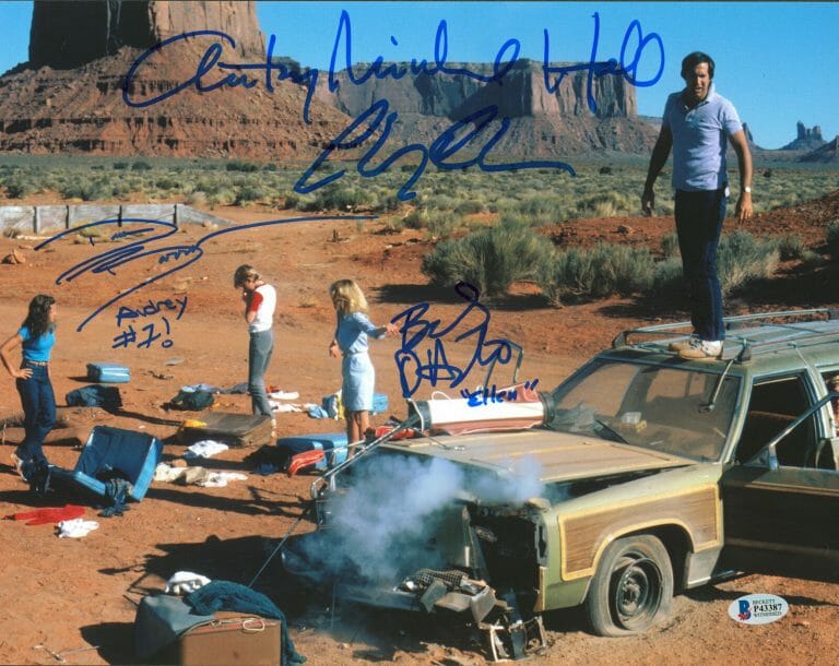VACATION (4) CHASE, D’ANGELO, HALL & BARRON SIGNED 11×14 PHOTO BAS WITNESSED 3
 COLLECTIBLE MEMORABILIA