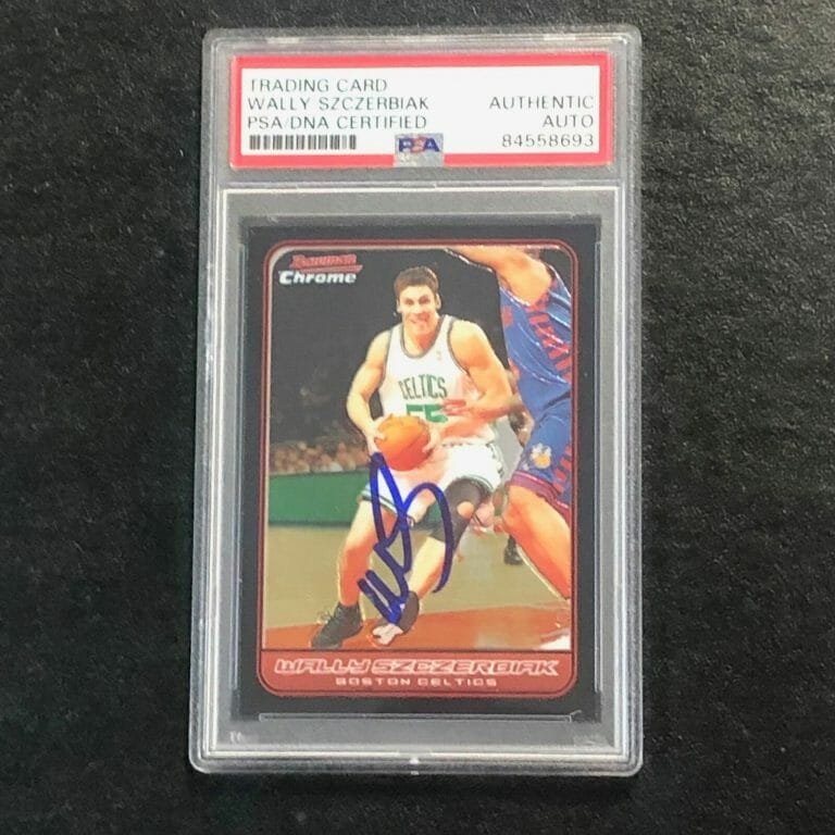 2006-07 BOWMAN CHROME BASKETBALL #31 WALLY SZCZERBIAK SIGNED CARD AUTO PSA SLABB
 COLLECTIBLE MEMORABILIA