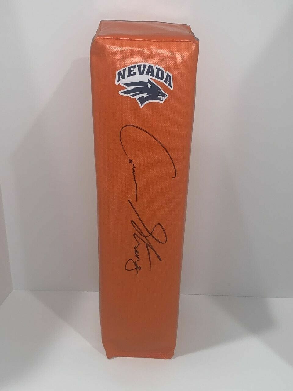CARSON STRONG SIGNED TOUCHDOWN PYLON NEVADA WOLFPACK FOOTBALL PROOF