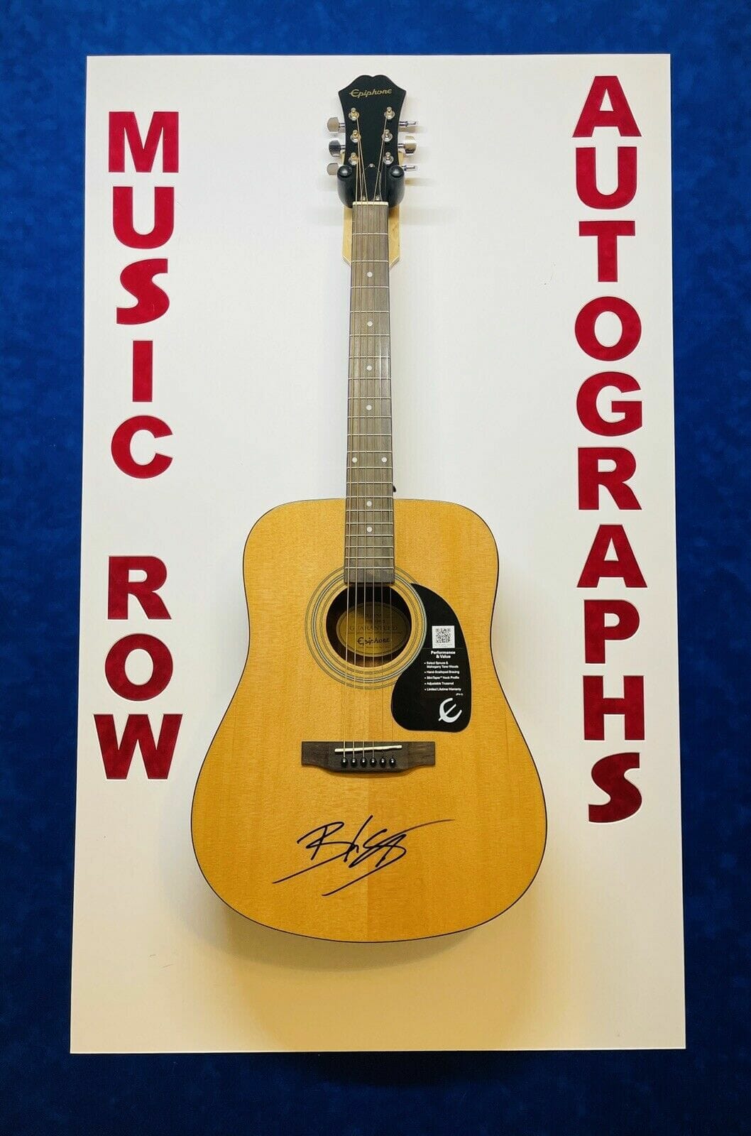 Blake Shelton Signed Autograph Epiphone Acoustic Guitar Country Jsa Loa Opens In A New Window Or 