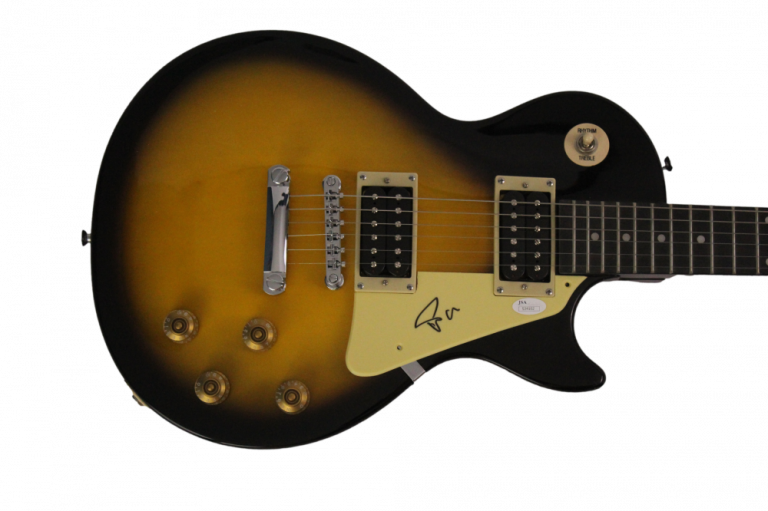 TREY ANASTASIO SIGNED AUTOGRAPH GIBSON EPIPHONE LES PAUL GUITAR – PHISH JSA COA COLLECTIBLE MEMORABILIA