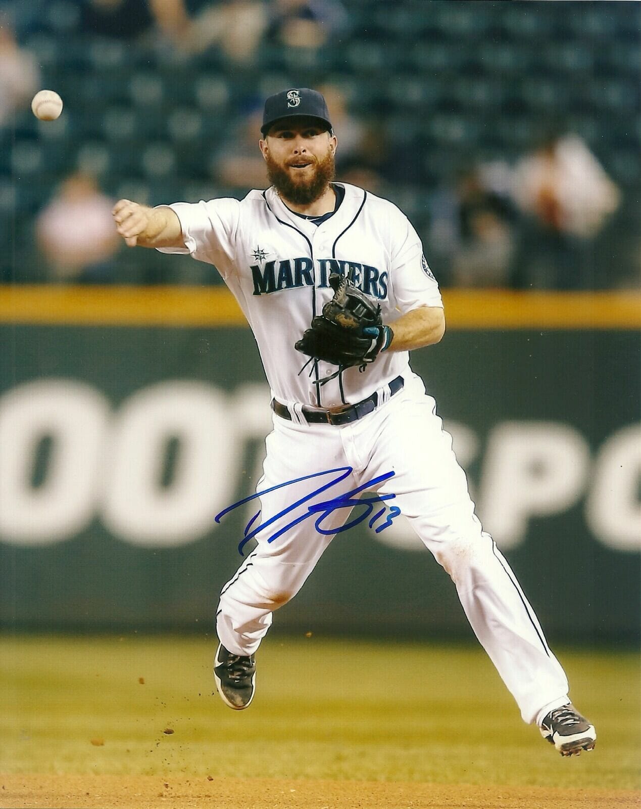 Dustin Ackley Signed Photograph - 8x10