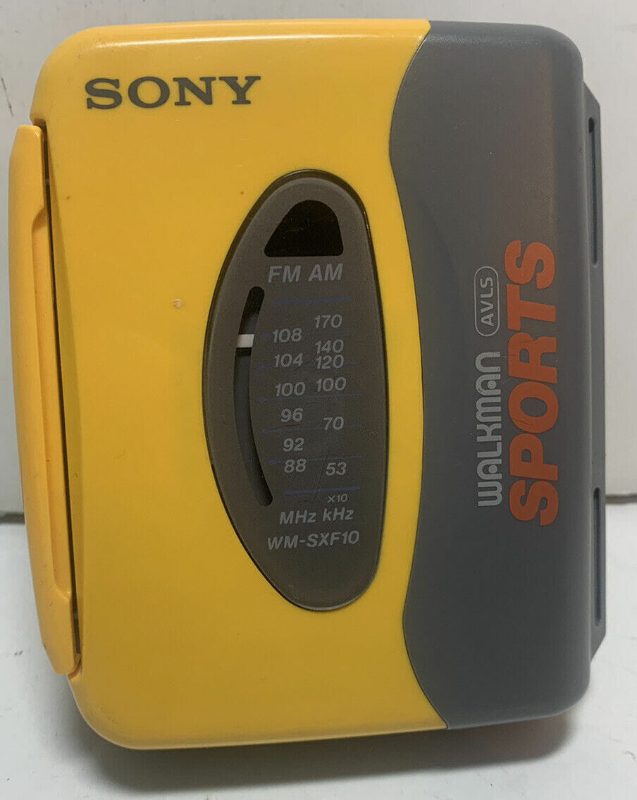 Vintage Sony Walkman Sports Fm Am Radio Cassette Player Avls Wm Sxf Tested B Autographia