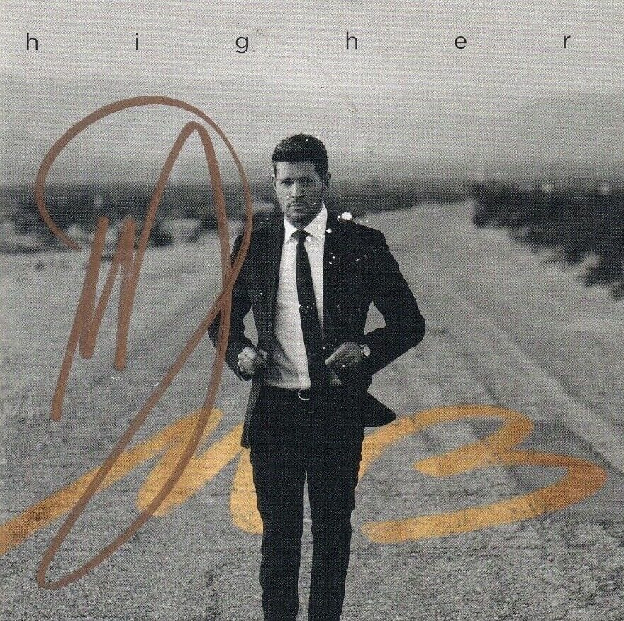 MICHAEL BUBLE Signed Higher outlet CD Framed Autograph