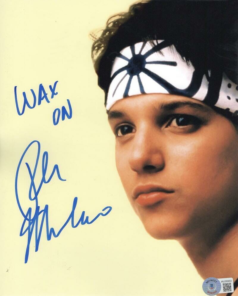 RALPH MACCHIO SIGNED 8X10 PHOTO THE KARATE KID COBRA KAI AUTOGRAPH BECKETT 2 Autographia