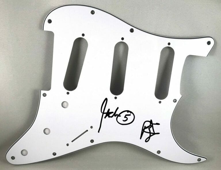 JOHN 5 PIGGY D ROB ZOMBIE BAND SIGNED ELECTRIC PICKGUARD COA COLLECTIBLE MEMORABILIA