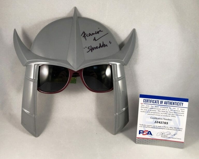 FRANCOIS CHAU SIGNED MASK PSA/DNA COA COLLECTIBLE MEMORABILIA