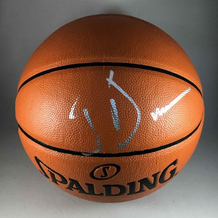 DETROIT PISTONS JOE DUMARS SIGNED BASKETBALL COA COLLECTIBLE MEMORABILIA