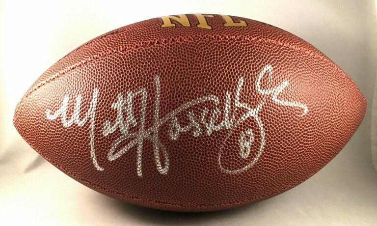 SEATTLE SEAHAWKS MATT HASSELBECK SIGNED FULL SIZE NFL COMPOSITE FOOTBALL COA COLLECTIBLE MEMORABILIA