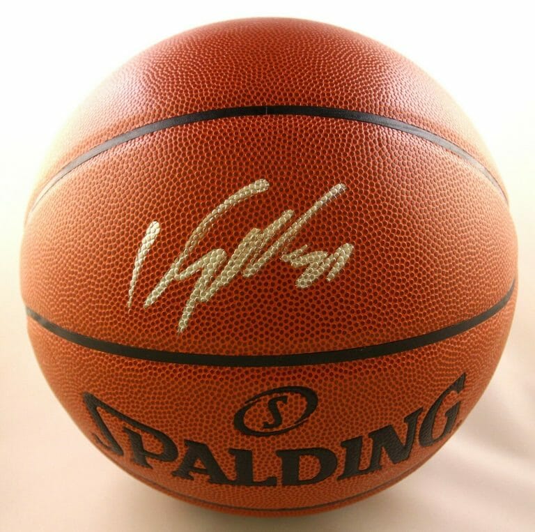 ATLANTA HAWKS DOMINIQUE WILKINS SIGNED BASKETBALL COA COLLECTIBLE MEMORABILIA