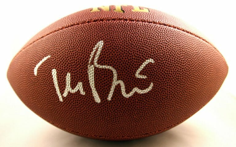 TEDDY BRIDGEWATER MINNESOTA VIKINGS AUTOGRAPHED FULL SIZE NFL COMPOSITE FOOTBALL COLLECTIBLE MEMORABILIA