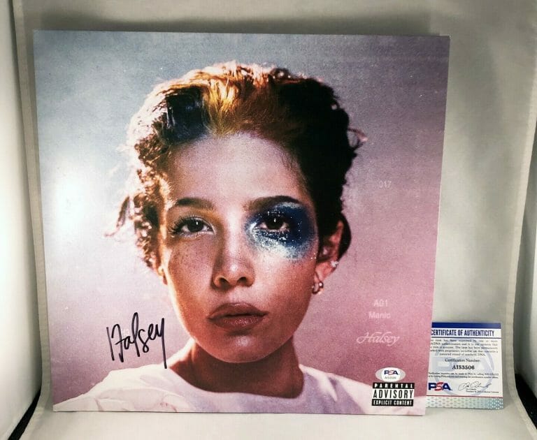 HALSEY SIGNED LP ALBUM VINYL MANIC PSA/DNA 1 COA COLLECTIBLE MEMORABILIA