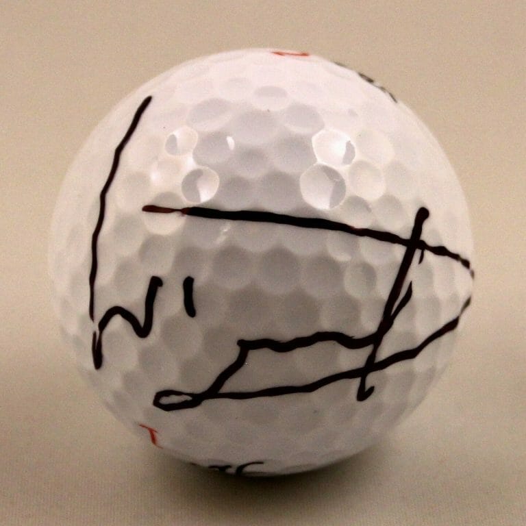GOLFER LUKE DONALD SIGNED GOLF BALL COA COLLECTIBLE MEMORABILIA
