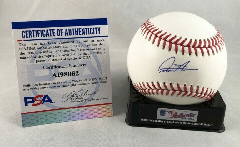 DEIVI GARCIA SIGNED BASEBALL PSA/DNA NEW YORK YANKEES 2 COA COLLECTIBLE MEMORABILIA