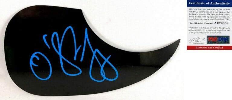 OSHEA JACKSON JR SIGNED ACOUSTIC PICKGUARD PSA/DNA 3 COA COLLECTIBLE MEMORABILIA