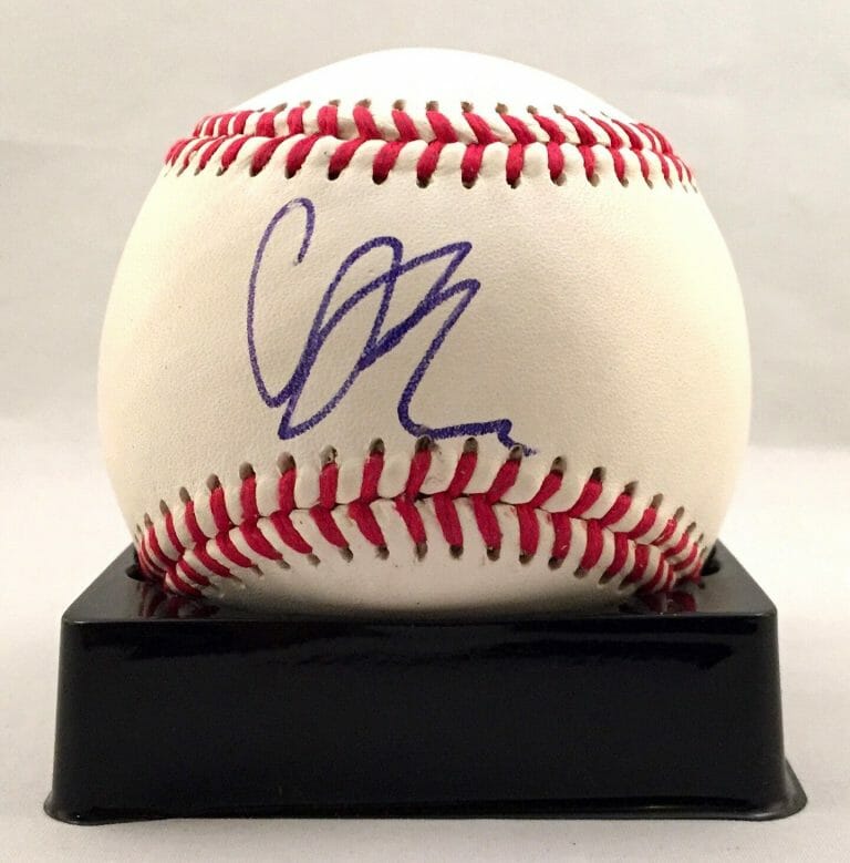 SUPER MODEL CHARLOTTE MCKINNEY SIGNED BASEBALL COA COLLECTIBLE MEMORABILIA