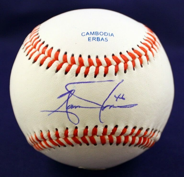 MIAMI MARLINS GARRETT JONES SIGNED BASEBALL COA COLLECTIBLE MEMORABILIA