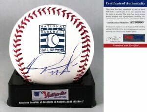 DAVID ORTIZ SIGNED HOF BASEBALL BOSTON RED SOX BIG PAPI PSA/DNA COA COLLECTIBLE MEMORABILIA