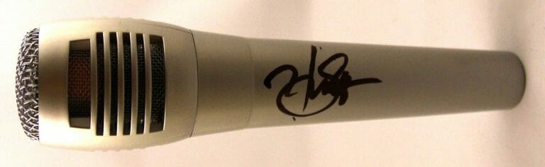 SINGER JON SECADA SIGNED MICROPHONE COA COLLECTIBLE MEMORABILIA
