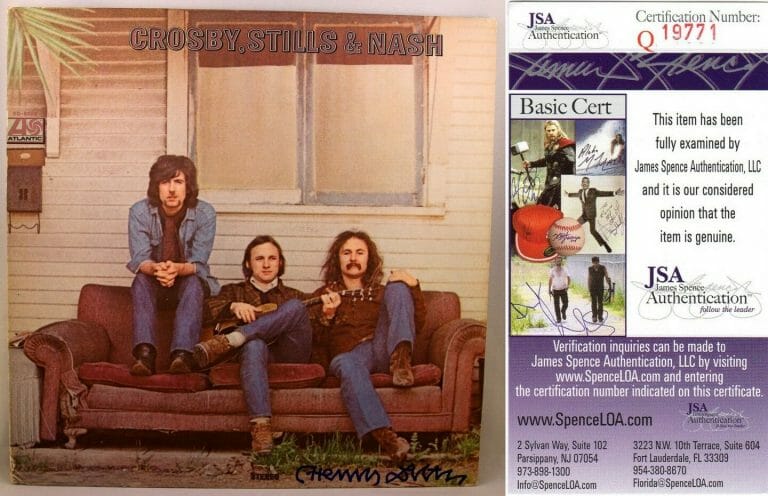 HENRY DILTZ SIGNED VINYL LP ALBUM CROSBY STILLS NASH JSA AUTHENTICATED COA COLLECTIBLE MEMORABILIA