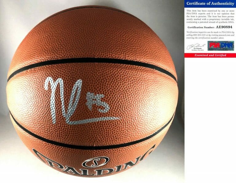 NORTH CAROLINA TAR HEELS NASSIR LITTLE SIGNED BASKETBALL PSA/DNA COA COLLECTIBLE MEMORABILIA