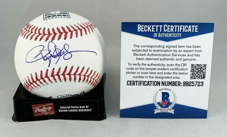 ROGER CLEMENS SIGNED HOF BASEBALL BOSTON RED SOX BECKETT BAS COA COLLECTIBLE MEMORABILIA